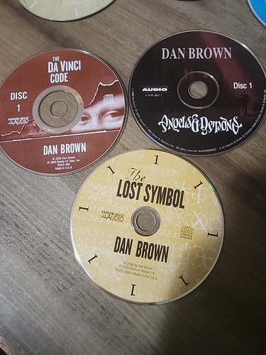 Dan brown audio - 3, lot