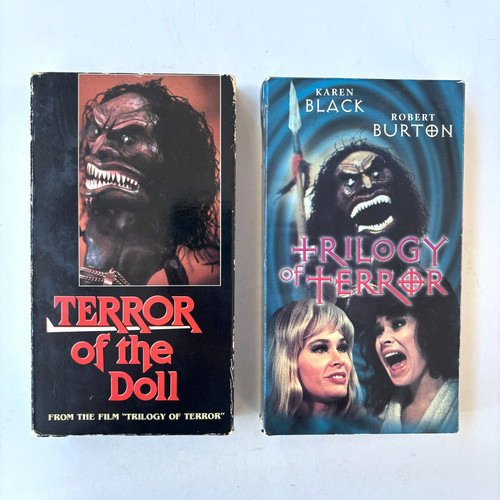 Trilogy terror vhs lot - trilogy,
